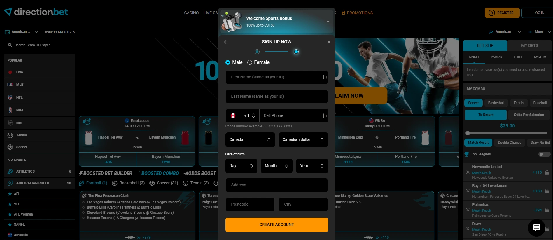 Directionbet casino site